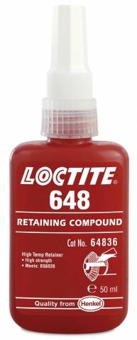 Loctite 648, Вал-втулочный фиксатор, 50 мл